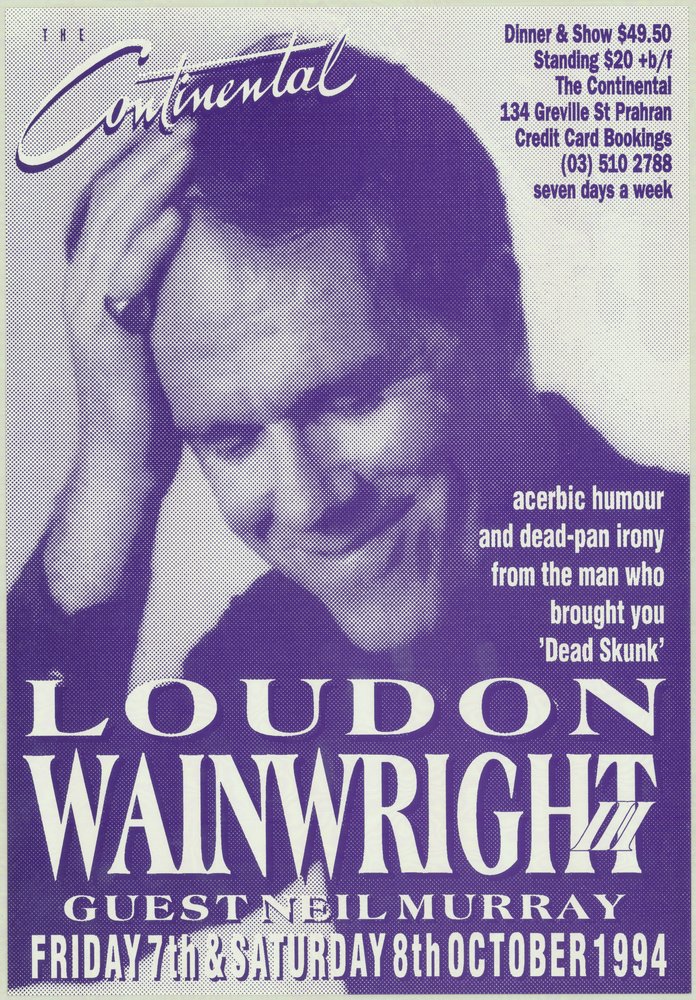 LoudonWainwright1994-10-07ContinentalCafeMelbourneAustralia.jpg