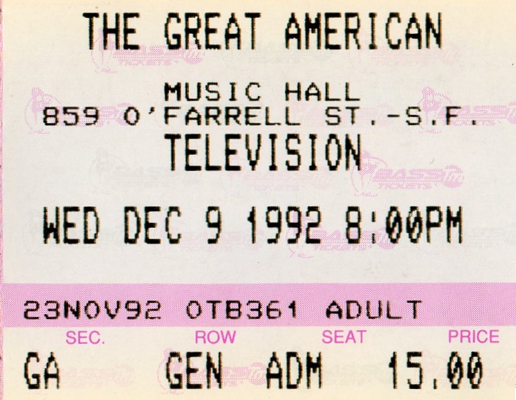 Television1992-12-09GreatAmericanMusicHallSanFranciscoCA.jpg